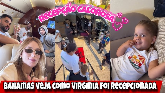 Veja como Virginia foi recebida nas Bahamas/ recepção calorosa muito carinho