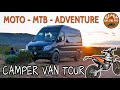 Moto van tour  sprinter camper van conversion