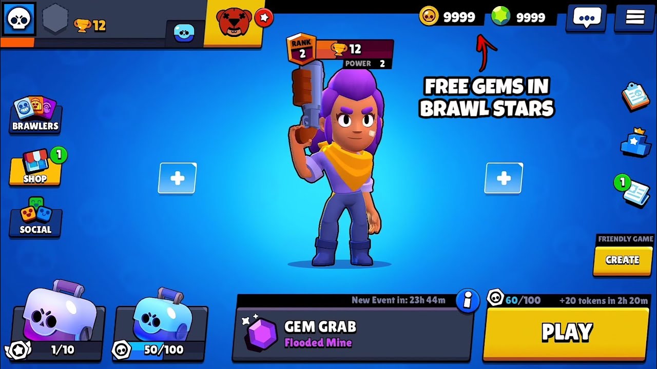 How To Get Free Gems In Brawl Stars Youtube