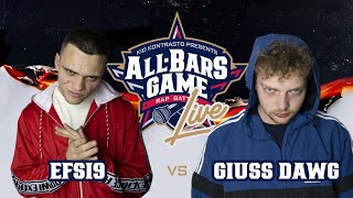 Efsi9 Vs Giuss Dawg All Bars Game LIVE 21\/04\/23 Barrio's live (Milano)