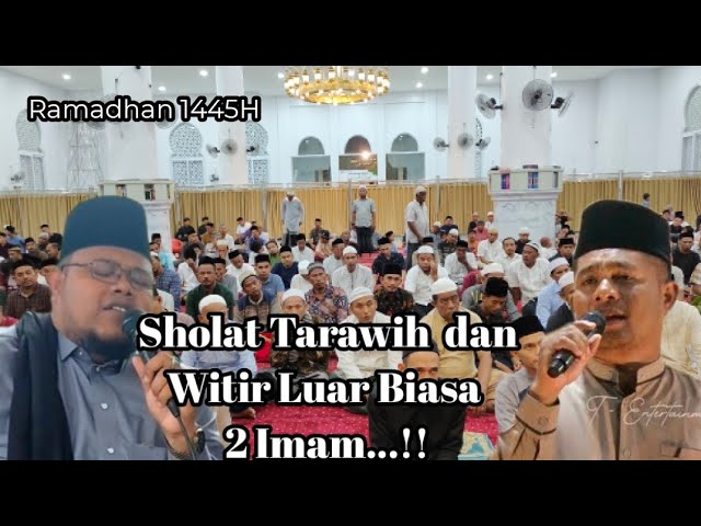 Sholat Tarawih dan Witir Luar Biasa 2 Imam Bergantian di masjid Baitul Huda Blang Malu class=