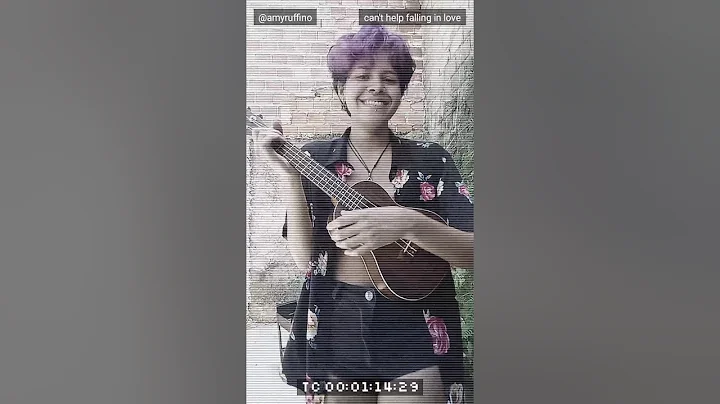 Amy Ruffino - Can't help falling in love (cover)