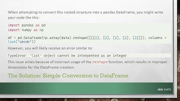 Transform Your Data: From List to DataFrame in Python