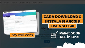 Cara membeli, download, dan install aplikasi ArcGIS lisensi ESRI, cuman 500 ribuan kok...