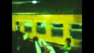 Bonek sambut viking di stasiun gubeng sby