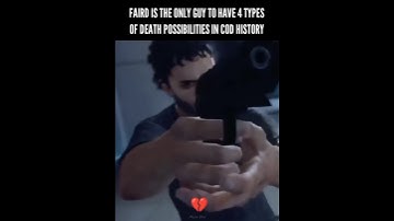 Activision Really Did Dirty To Farid As He Deserved Better In Black Ops 2 🥺 #shorts #cod #sad