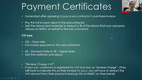 Payment Certificates