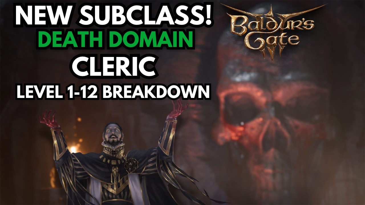 Death Domain Cleric Level 1–12 Walkthrough | Baldur’s Gate 3 Patch 8