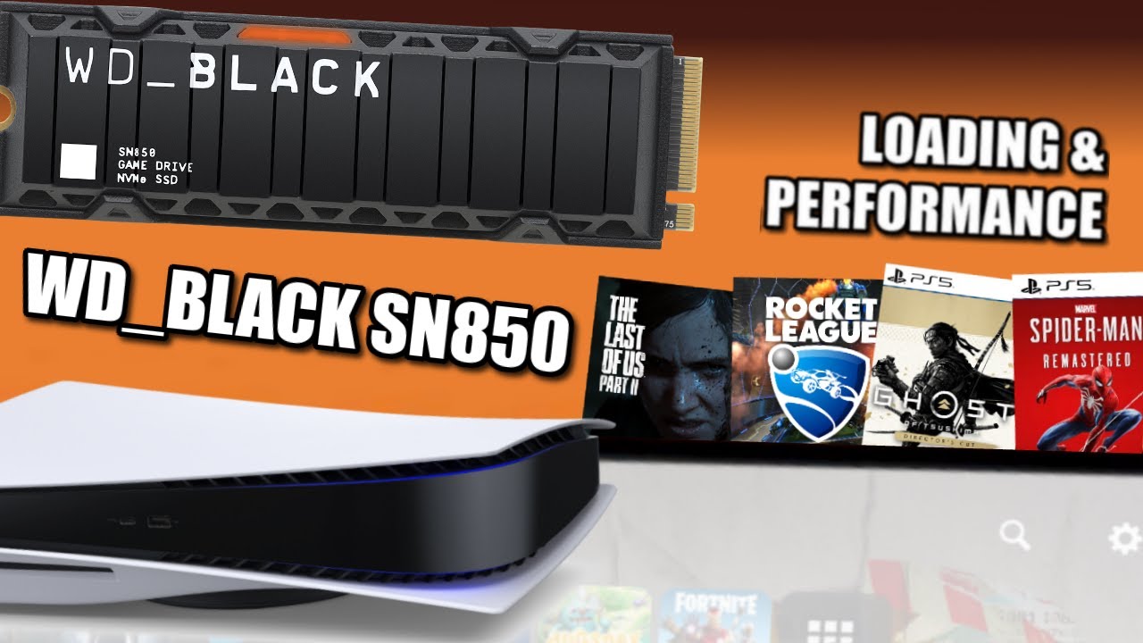 WD Black SN850 PS5 SSD Loading & Performance Test 6