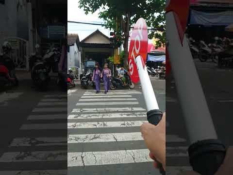 Hati2 nyebrang di