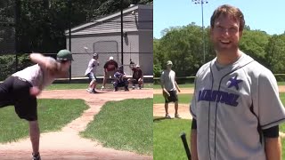 Dave Portnoy vs. Hank from Pardon My Take Strikeout Challenge