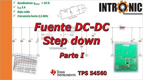 Fuente DC-DC TI - TPS54560 - Parte I - Diseños y cálculos