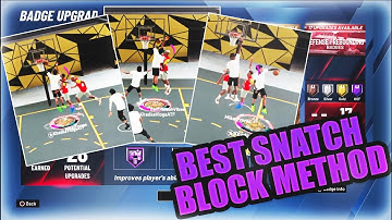 HOW TO GET A SNATCH BLOCK IN NBA 2K20! FULL TUTORIAL + BADGE SETUP - GET A SNATCH BLOCK EVERY TIME!