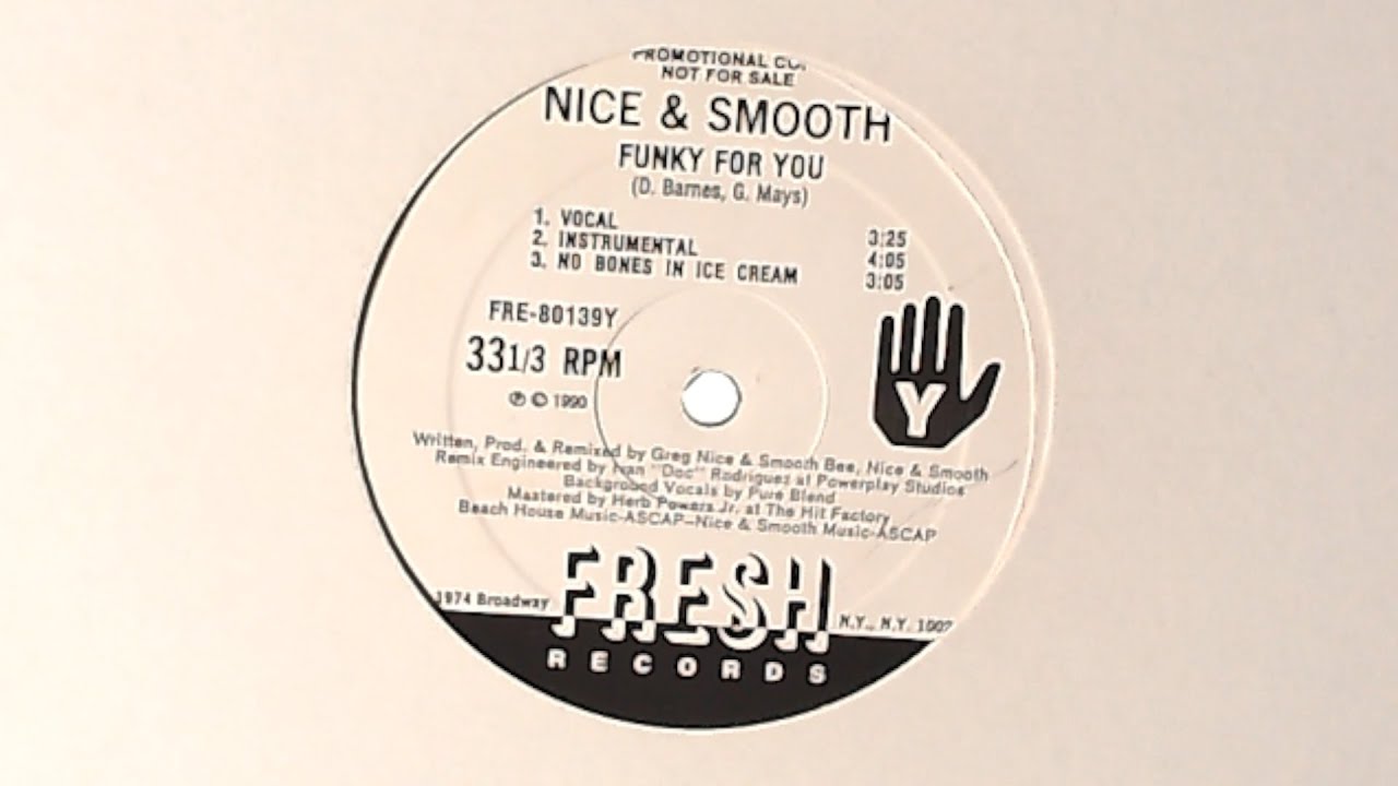 NICE & SMOOTH - NICE & SMOOTH (VINYL LP) 1989!!! RARE!!! DEBUT ALBUM / GREG