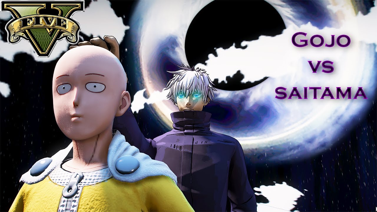 GTA 5 - Gojo vs Saitama | Battle of the Strongest | **MOD GIVEAWAY**