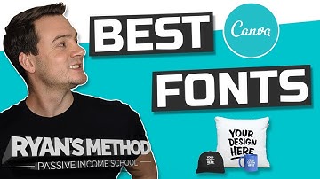 The Best Canva Print on Demand Fonts