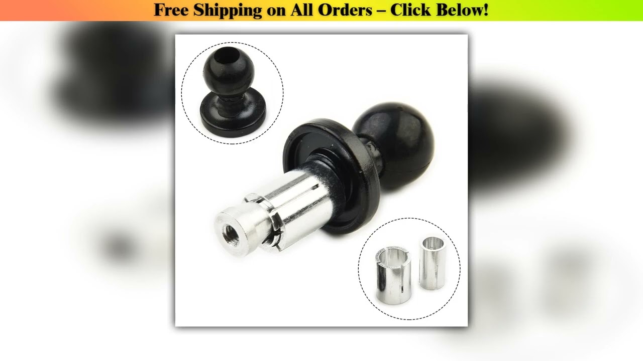 Motorcycle Bike Aluminum Mount Fork Stem Base Set W/ Ball Head For RAM Mount Kit Wholesale Best