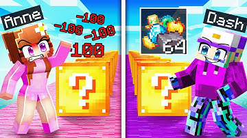 I Secretly Cheated in a Lucky Block Race in Minecraft!