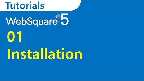01 Installation | SP4 WRM | WebSquare5 - Tutorials