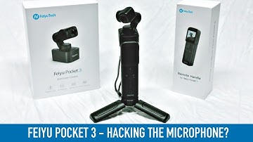 Feiyu Pocket 3 - Mic Hack Attempt - Opening the handle