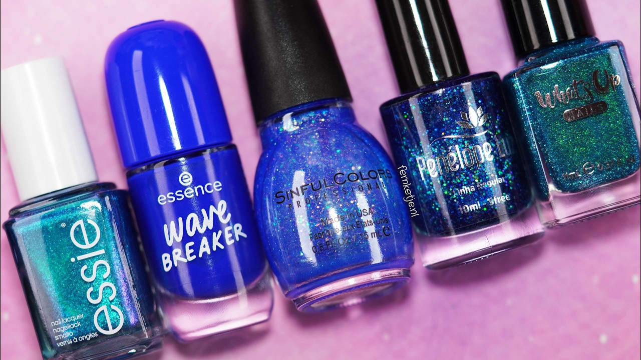 Лак для ногтей, который поднимает мне настроение (прекрасные голубые оттенки!)💅 - femketjeNL