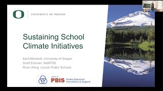 Sustaining School Climate Initiatives