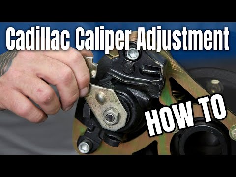 How To Adjust The Parking Brake On a Cadillac Style Caliper