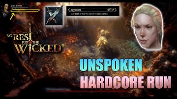 No Rest for the Wicked | Unspoken Hardcore Run | Double Daggers