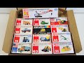トミカ 建設車両（工事車両）を箱に整列させ、開封しました☆Arranged the Tomica "construction vehicle" in the box and opened it