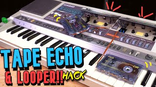 I Made A Tape Echo Keyboard | Casio CK-500