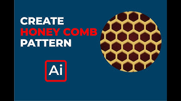 Create honey comb pattern in Adobe Illustrator