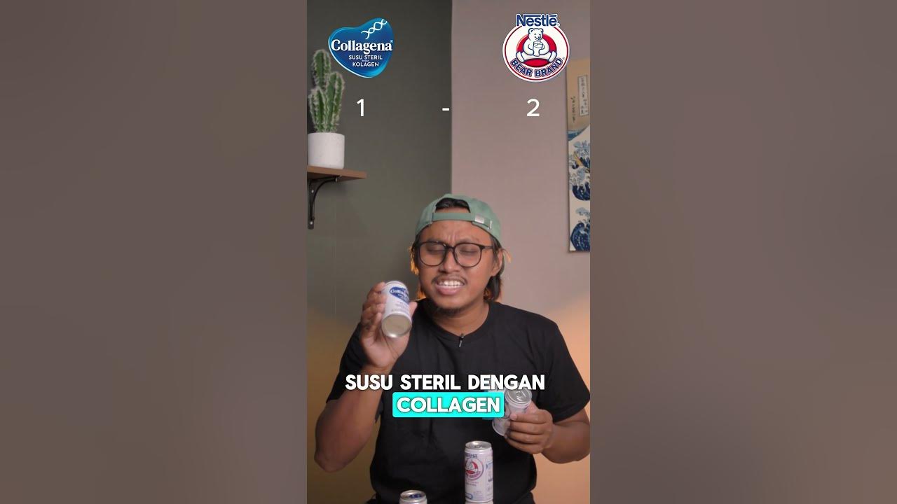 BRAND BATTLE ❗️❗️❗️ COLLAGENA VS BEAR BRAND 🐄 #hatenadesign