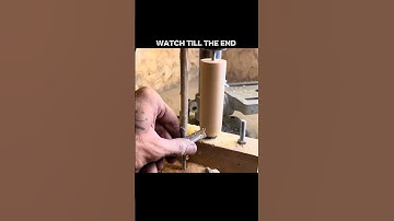 Simple Steel Bolt into a Sharp Wood Chisel 🔨