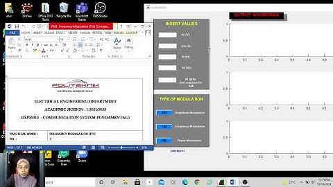 PRACTICAL WORK 2 communication system fundamental