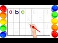 Small ABC A to Z | Alphabet Learning | Counting 1 to 15 &amp; 1 to 10 | 2D Shapes | Phonics | Kids Video