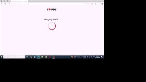how to merge multiple PDF files into single PDF file with Screen Readers