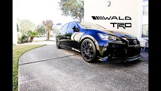 2013 GS350 F Sport Wald Body Kit + JDM TRD Side Skirts