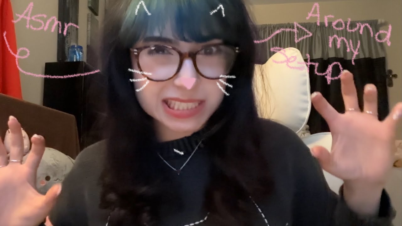 ❤︎ ASMR tapping and scratching around my setup ❤︎