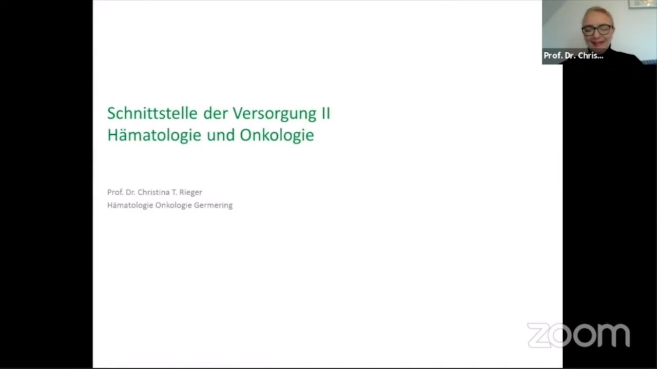 Schnitt­stellen der Versorgung II: Hämato­logie – Onkologie – Prof. Dr ...