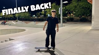 His First Time Skating In 3 Years!