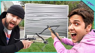 100 LAYERS OF DUCT TAPE vs CROSSBOW!