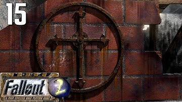 Fallout 2: 100% (Hard) Walkthrough Part 15 - The Abbey (No Commentary)