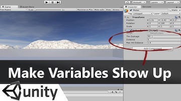 How to Make Missing Variables Show Up in Unity 5.4 Inspector under C# Script