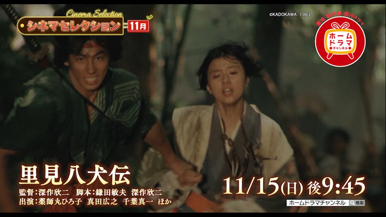 11月】シネマセレクション「里見八犬伝」🎞️ - YouTube
