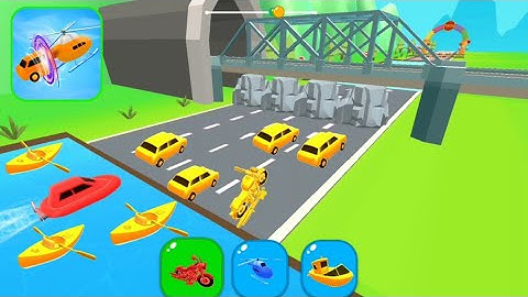 SHAPE-SHIFTING 🏃‍♂️🚗🚲🚦 All Levels Gameplay Walkthrough Android,ios