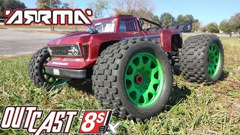 Arrma Outcast 8s w/Powerhobby Tires