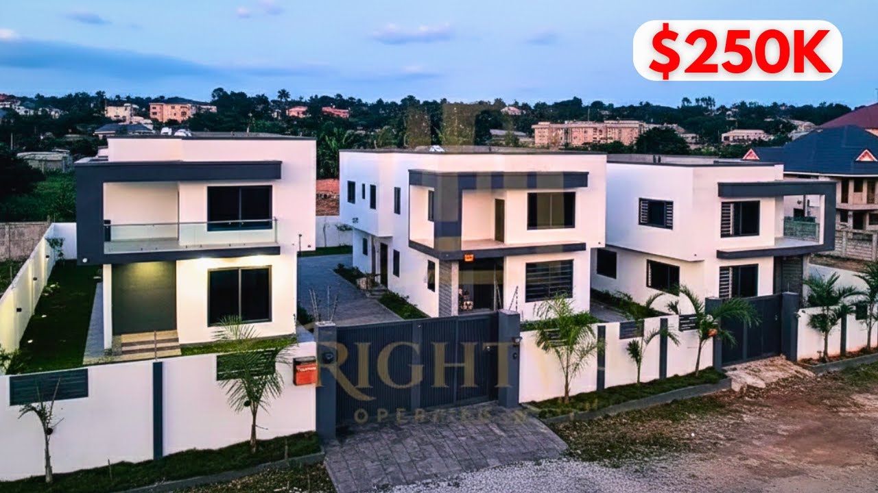 Новые дома с 4 спальнями на продажу в Кумаси | 250 000 долларов | Дом на продажу в Гане | Недвижи...