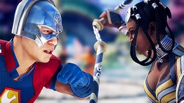 Mortal Kombat 1 - Peacemaker Vs Tanya All Dialogue Intros