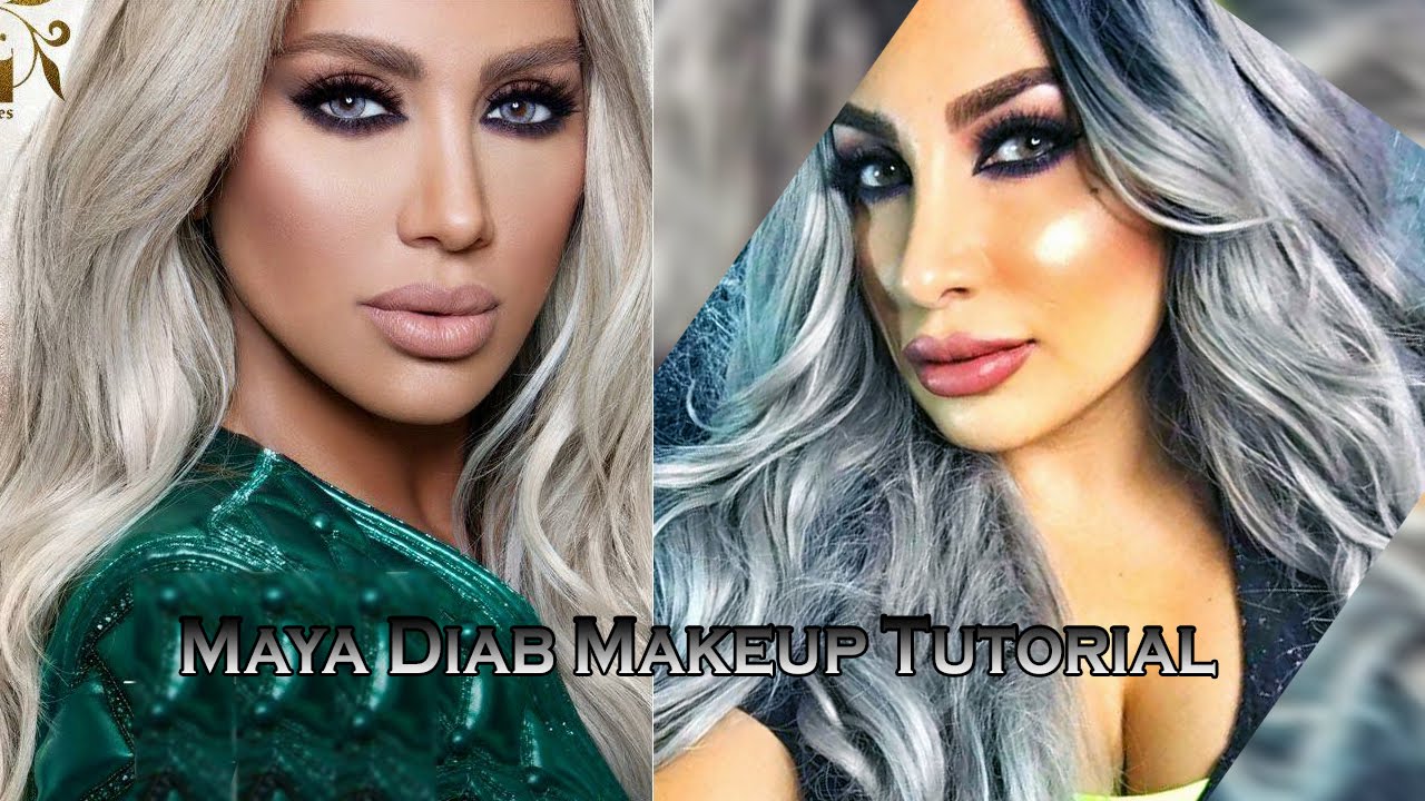 Maya Diab Inspired Makeup دياب - YouTube