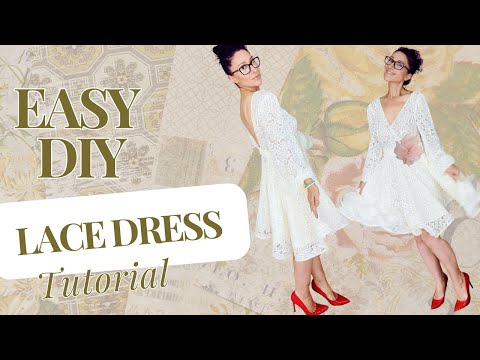I Made Myself a Stunning Lace Dress For Any Occasions | Easy DIY Project - YouTube I Made Myself a Stunning Lace Dress For Any Occasions | Easy DIY Project - YouTube
